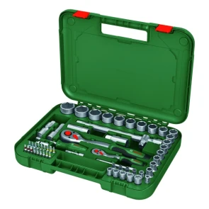 Набір біт, тріскачок і торцевих головок Bosch (57 шт., 1/2", 1/4") (1600A02Z9G) №1