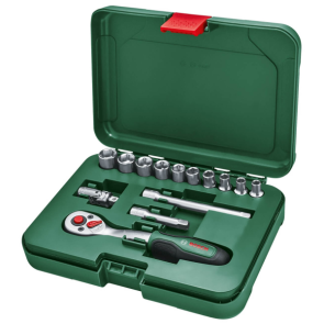 Набір торцевих головок з тріскачкою Bosch (14 шт., 1/4") (1600A02BY0) №2