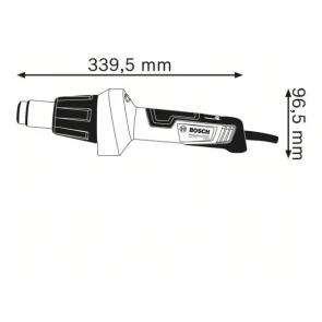 Будівельний фен Bosch GHG 20-60 (2 кВт, 150-500 л/хв) (06012A6400) №10
