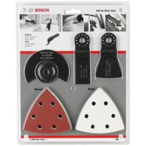 Набор насадок для пиления и шлифования Bosch GOP (23 шт.) (2608661694) №1