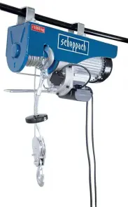 Електрична тросова таль Scheppach HRS 1000 №1