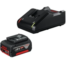 Комплект зарядного устройства Bosch GAL 18V-40 + аккумулятор GBA (18 В, 4 A*ч) (1600A01B9Y)