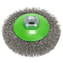 Bosch Щітка конусна, гофрований дріт 100 мм М14 Clean for Inox