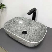 Умивальник (раковина) VBI RAVENNA SPACE GREY MATT накладний