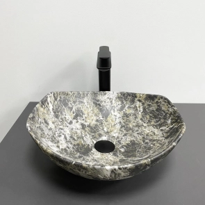 Умивальник (раковина) VBI RONTA DARK GREY STONE MATT накладний №4