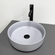 Умивальник (раковина) VBI PRATO LIGHT GREY MATT накладний