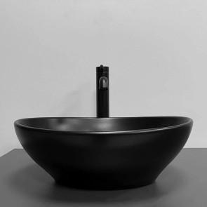 Умивальник (раковина) VBI PARMA BLACK MATT накладний №4