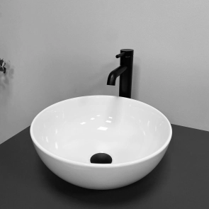 Умивальник (раковина) VBI AMALFI WHITE GLOSSY накладний №1