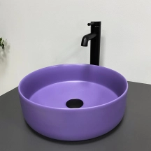 Умивальник (раковина) VBI PRATO LAVENDER MATT накладний