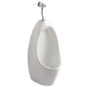 Пісуар підвісний Mixxus Premium BEVEL-1004 340x305x685mm з краном для пісуара (MP6663) №1