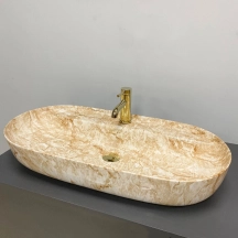 Умывальник (раковина) VBI TERNI M TRAVERTINE накладной