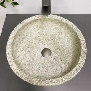 Умивальник (раковина) VBI CORRIDONIA BEIGE STONE MATT накладний №3