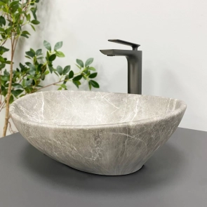 Умивальник (раковина) VBI PARMA BEIGE STONE MATT накладний №3