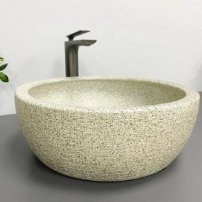 Умивальник (раковина) VBI CORRIDONIA BEIGE STONE MATT накладний №4