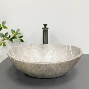 Умивальник (раковина) VBI PARMA BEIGE STONE MATT накладний №4