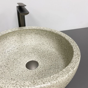 Умивальник (раковина) VBI CORRIDONIA BEIGE STONE MATT накладний №5