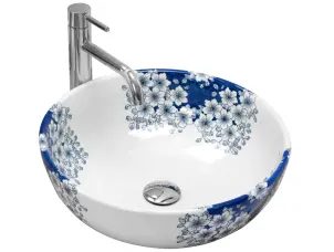 Умывальник (раковина) REA FIORI WHITE белый накладной №1