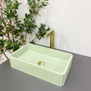 Умывальник (раковина) VBI FLORENTIA LIGHT GREEN MATT накладной №1