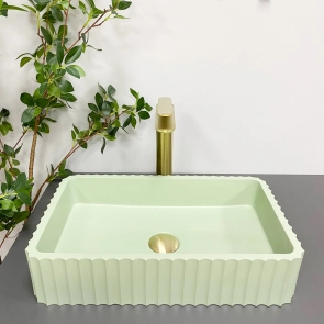 Умывальник (раковина) VBI FLORENTIA LIGHT GREEN MATT накладной №4