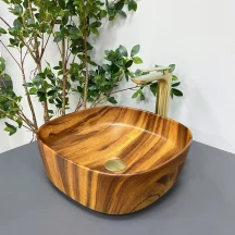 Умывальник (раковина) VBI AREZZO WOOD MATT накладной