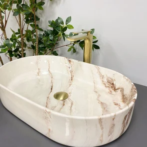 Умивальник (раковина) VBI VERONA 60 ONYX GLOSSY накладний №3