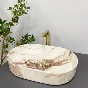Умивальник (раковина) VBI VERONA 60 ONYX GLOSSY накладний №6