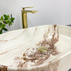 Умивальник (раковина) VBI VERONA 60 ONYX GLOSSY накладний №7