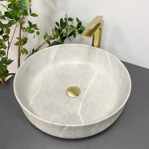 Умывальник (раковина) VBI BARI GREY STONE MATT накладной №3