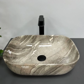 Умивальник (раковина) VBI RAVENNA JASPER GLOSSY накладний №3