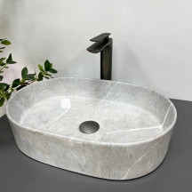 Умывальник (раковина) VBI VERONA 50 GREY STONE GLOSSY накладной