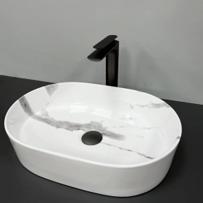 Умывальник (раковина) VBI VERONA 50 MARBLE NATURE GLOSSY накладной №1