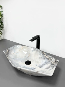 Умивальник (раковина) VBI VENEZIA S GRANIT GLOSSY накладний №1
