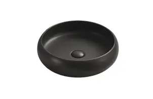 Умивальник (раковина) MEXEN LOLA 41 BLACK MATT чорний накладний №1