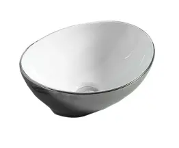 Умывальник (раковина) MEXEN ELZA SILVER WHITE накладной
