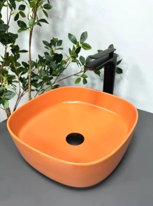 Умивальник (раковина) VBI AREZZO TERRACOTTA MATT накладний №3