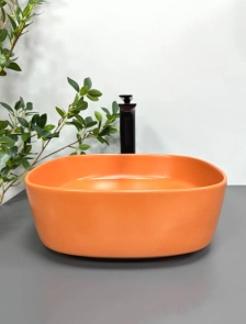 Умивальник (раковина) VBI AREZZO TERRACOTTA MATT накладний №4