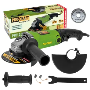 Углошлифовальная машина Procraft PW1200 125 мм №7