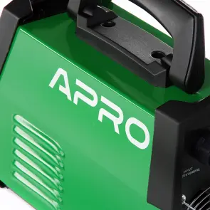 Зварювальний апарат інверторний APRO MMA-140 K, ел.4мм, + набір кабелів, кейс №3