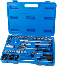 Набор торцевых насадок и биты 1/4", 1/2" 72шт Start GRAD