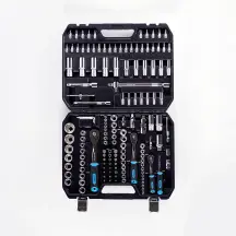 Набор насадок CrV 1/4, 3/8, 1/2 (90Т) (150шт) (инструментов) торцевых c трещоткой APRO