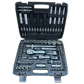 (70221) Набор инструментов профессиональный 1/2" и 1/4" 110 ед. WERK №1
