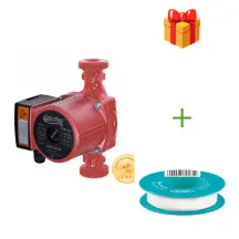 Насос циркуляційний 100Вт Hmax 6м Qmax 75л/хв Ø2" 180мм+гайки Ø1¼" AQUATICA (774134)