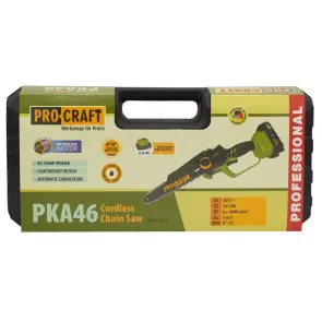 Аккумуляторная мини пила Procraft PKA46 (2 акб) Кейс №11