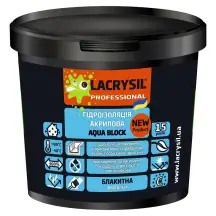 Гідроізоляція акрилова AQUA BLOCK, 3 кг