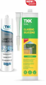 Герметик санітарний силіконовий TKK SEAL SIL CLASSIC чорний 280 мл №1