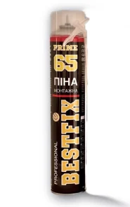 Поліуретанова монтажна піна ручна Polyurethane Foam STRAW-TYPE BESTFIX 65 л №1