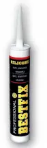 Силіконовий герметик універсальний (санітарний) прозорий BESTFIX GP Acetic SiliconeSealant Clear 280гр