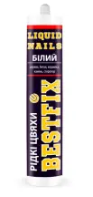 Клей монтажный "Жидкие Гвозди" акриловый белый BESTFIX nails White 300мл