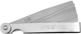 Измерительные щупы YATO: 200 x 12,8 мм, 17 лепестков, h= 0,02 - 1 мм