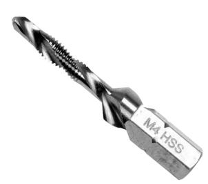 Сверло-метчик YATO M4 x 0,7 мм, HSS M2, HEX-1/4", l= 39/6 мм №1